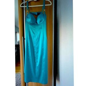 Marciano Turquoise; Midi Dress; Size L
